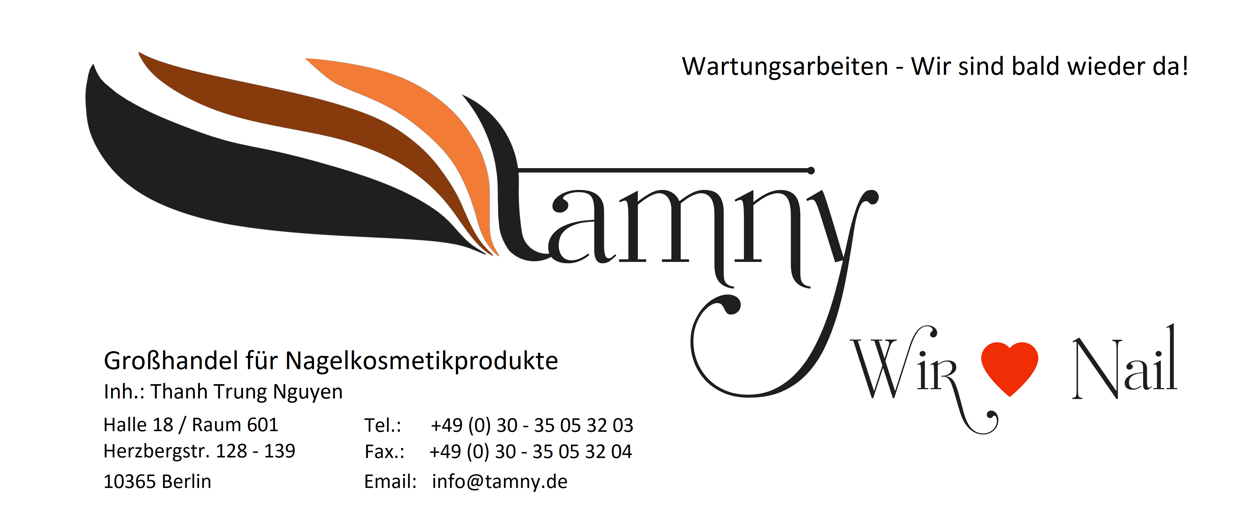 Wartungsarbeiten - Wir sind bald wieder da!